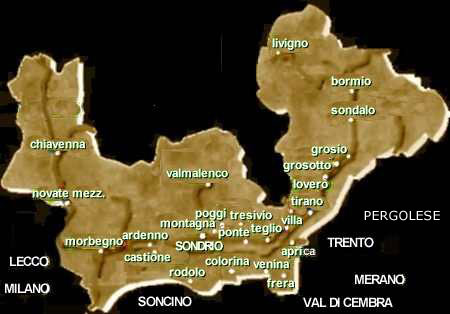 mappa Valtellina